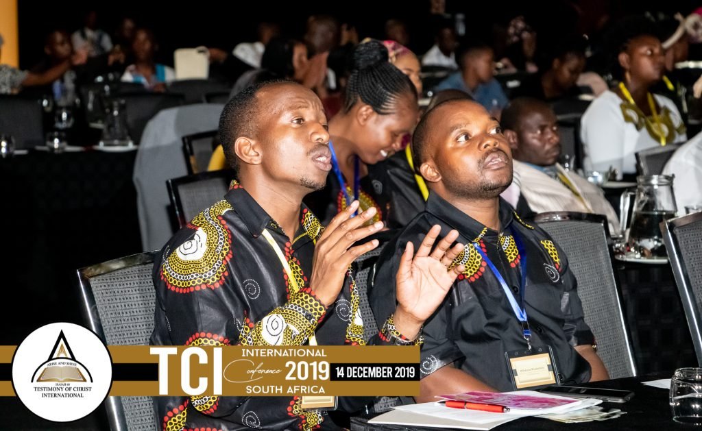 Testimony of Christ International congregation at a TCI gathering