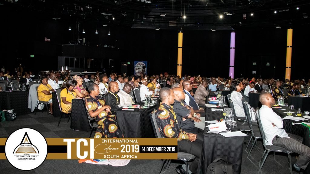 Testimony of Christ International congregation gathered in worship