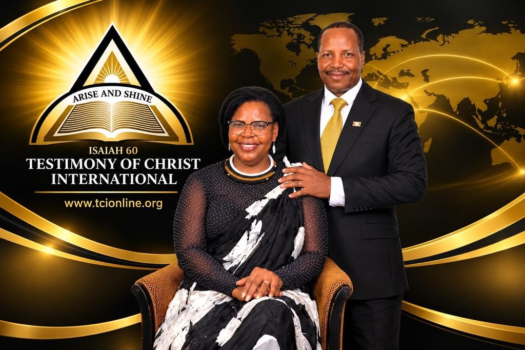 Bishop Ketsibile Setoboli and Mrs Martha Setoboli, founders of Testimony of Christ International